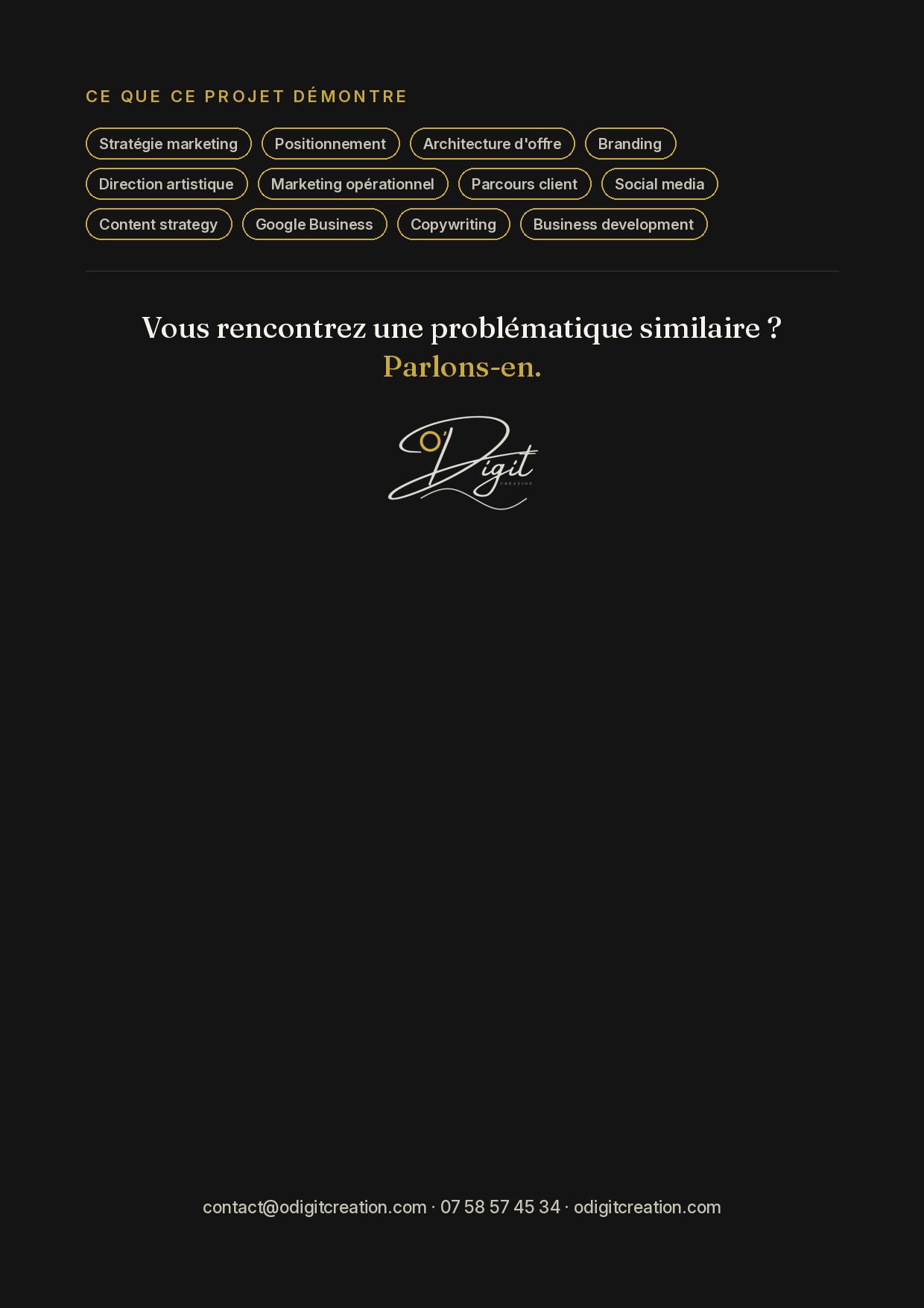 Les expertises mobilisées sur le projet.